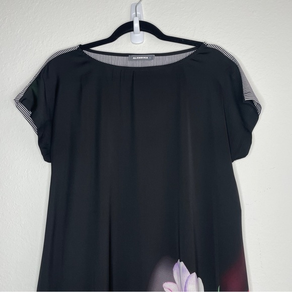 Alembika Floral Flowy Midi Dress Vacation Beach Coastal Size Small - Picture 2 of 13